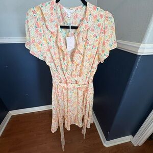 LC Lauren Conrad Pastel Floral Top